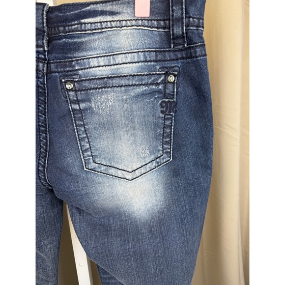 Miss Me Women's Blue Embroidered Jeans - Picture 7 of 10